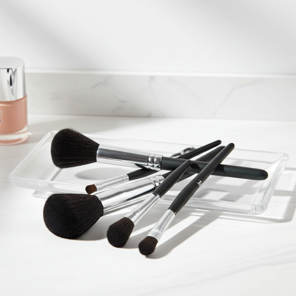 Professional Makeup Brush Set | 4-Piece Complete Collection