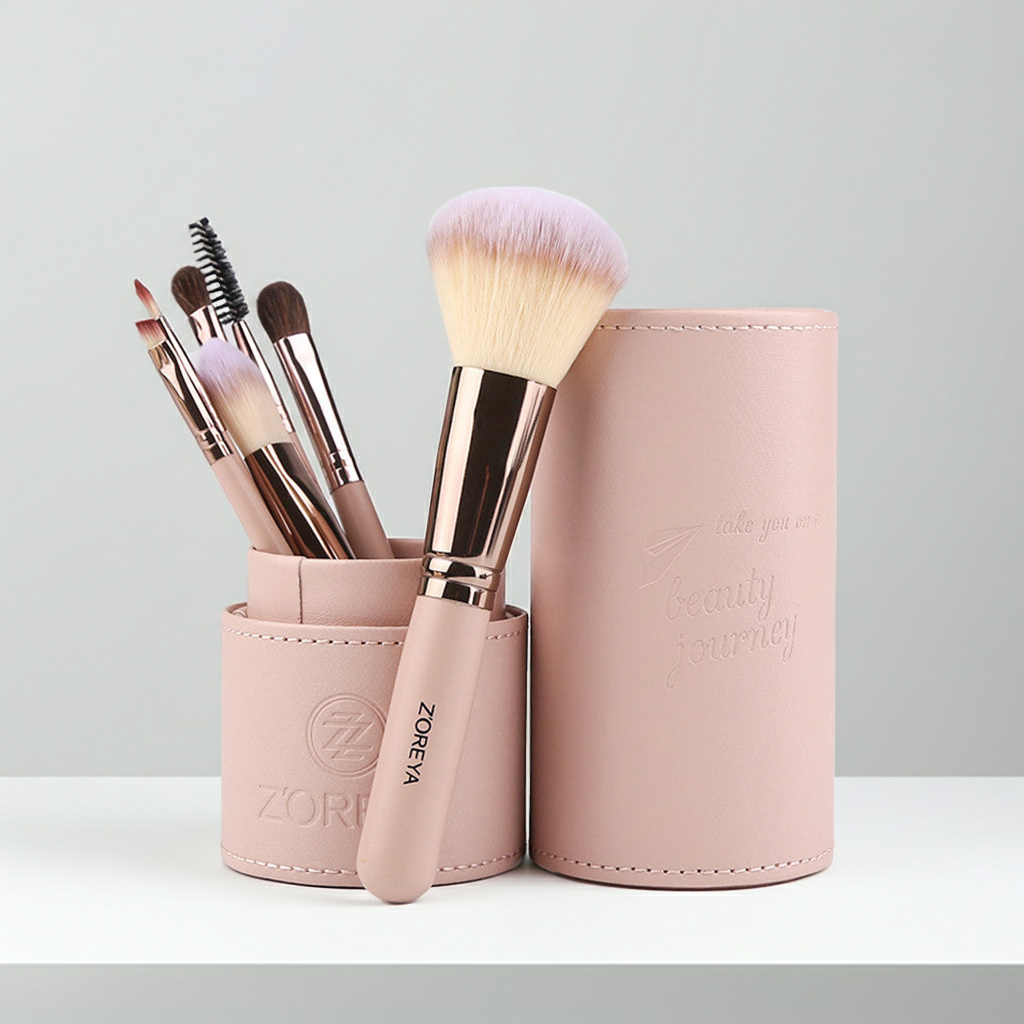 Professional Makeup Brush Set Soft Bristles | 3 Colours