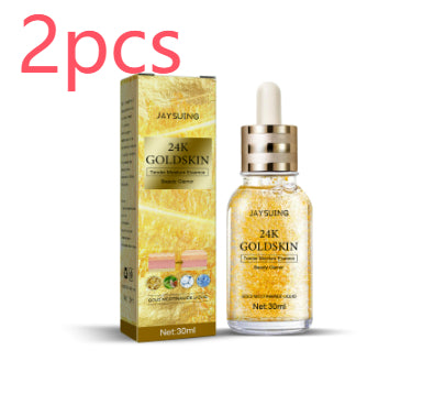 24K gold collagen protein lifting face essence Evo Beauty skin care
