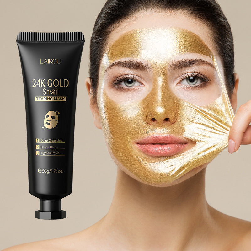 Gold Foil Snail Hydrating Peel Off Mask by Evo Beauty