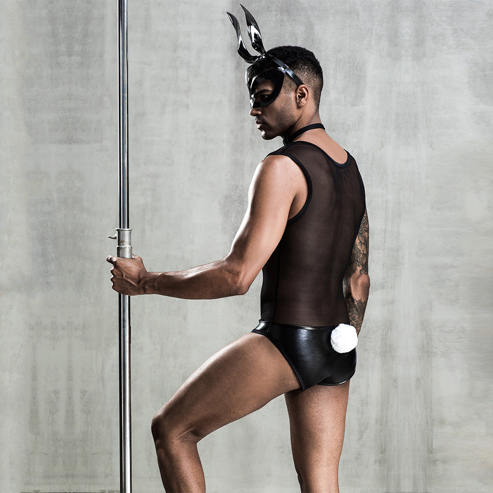 Men's mesh underwear - breathable polyester mesh detail