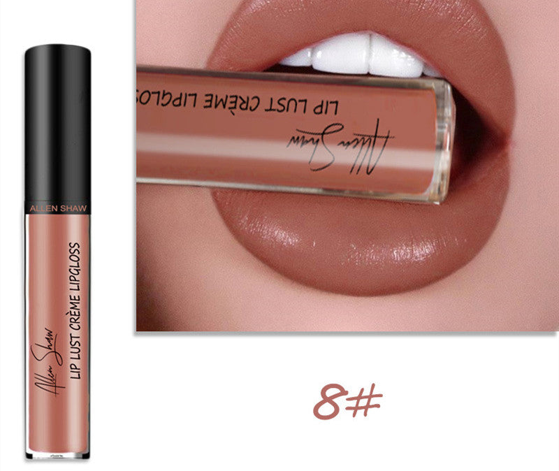 Creamy lip glaze silky texture lip gloss lipstick lifestyle shot