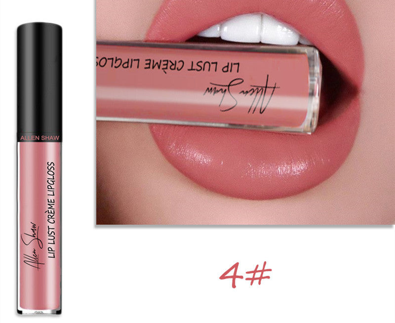 Creamy lip glaze silky texture lip gloss lipstick shade 7