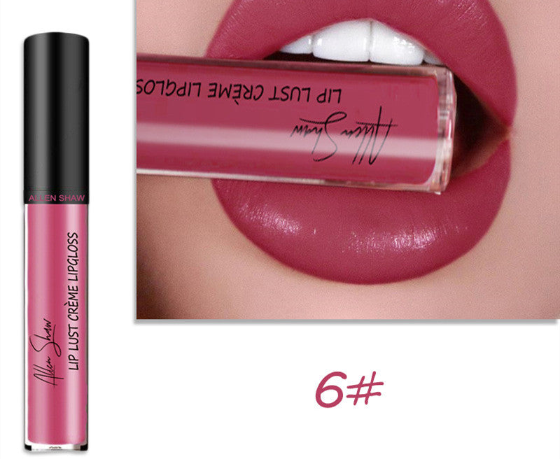 Creamy lip glaze silky texture lip gloss lipstick shade 5