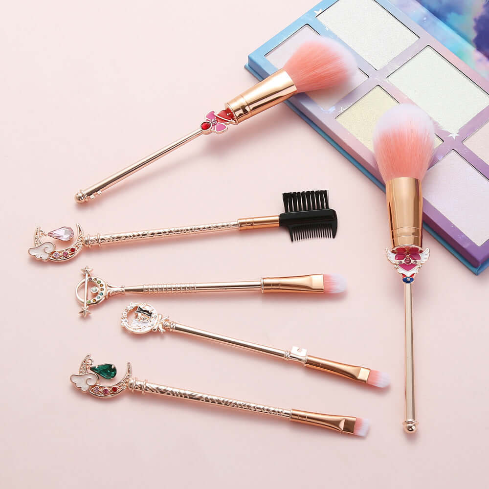 5-piece makeup brush set