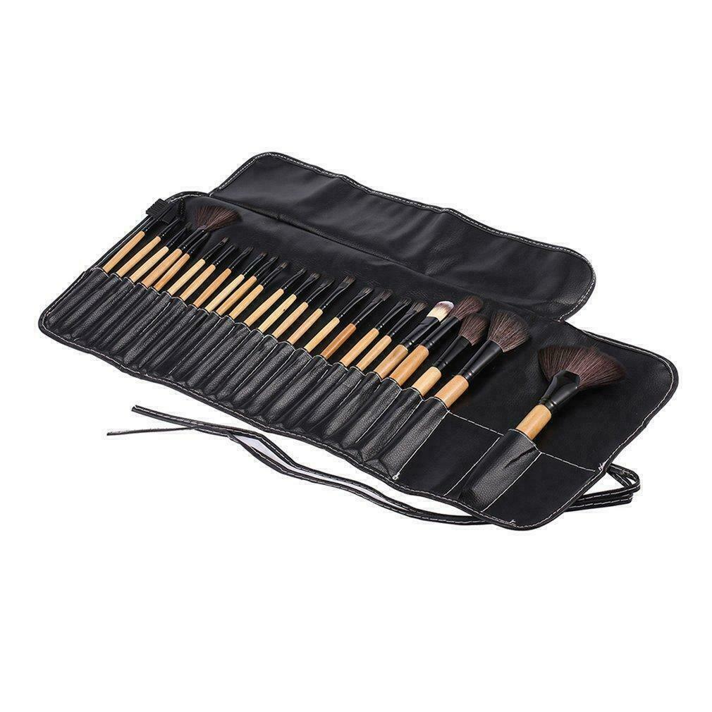 24 Piece Makeup Brush Set with Bag | 5 Colours