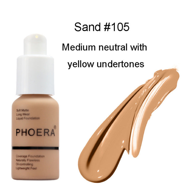 Oil control matte concealer foundation cream - brightening formula