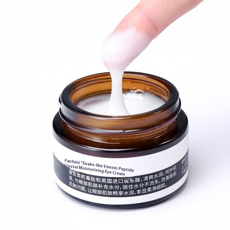 Firming eye cream application smooth delicate eye area