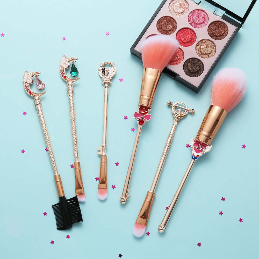 5-piece makeup brush set