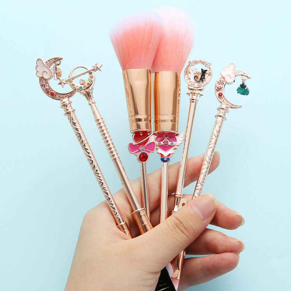 5-piece makeup brush set