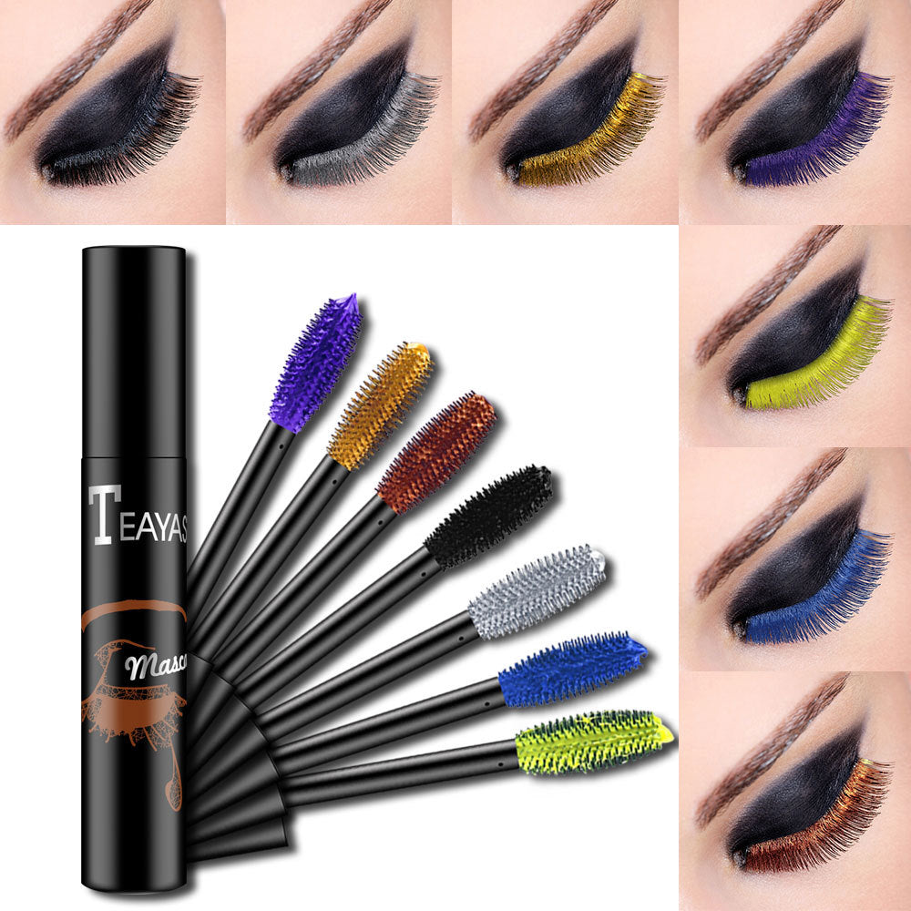 color fluorescent mascara - waterproof long-lasting