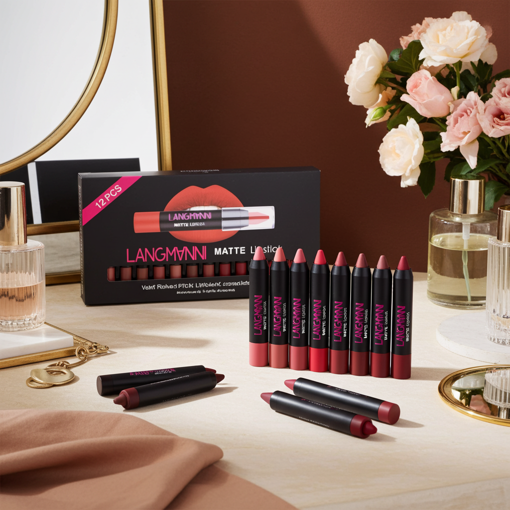 Non-Stick Matte Lipstick & Lip Gloss Set | Long-Lasting Transfer-Proof Formula - Evo BeautyEvoBeautyLab