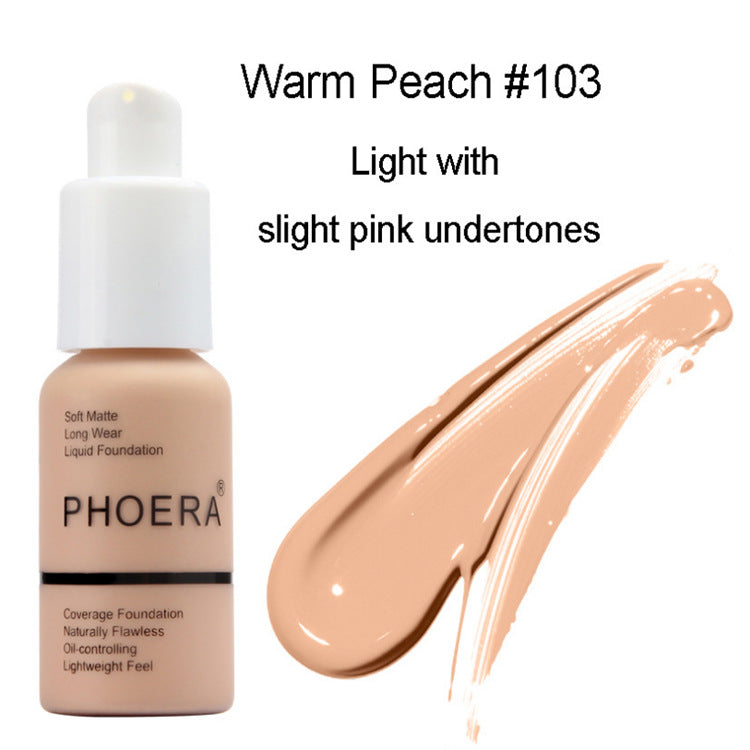 Oil control matte concealer foundation cream - full coverage
