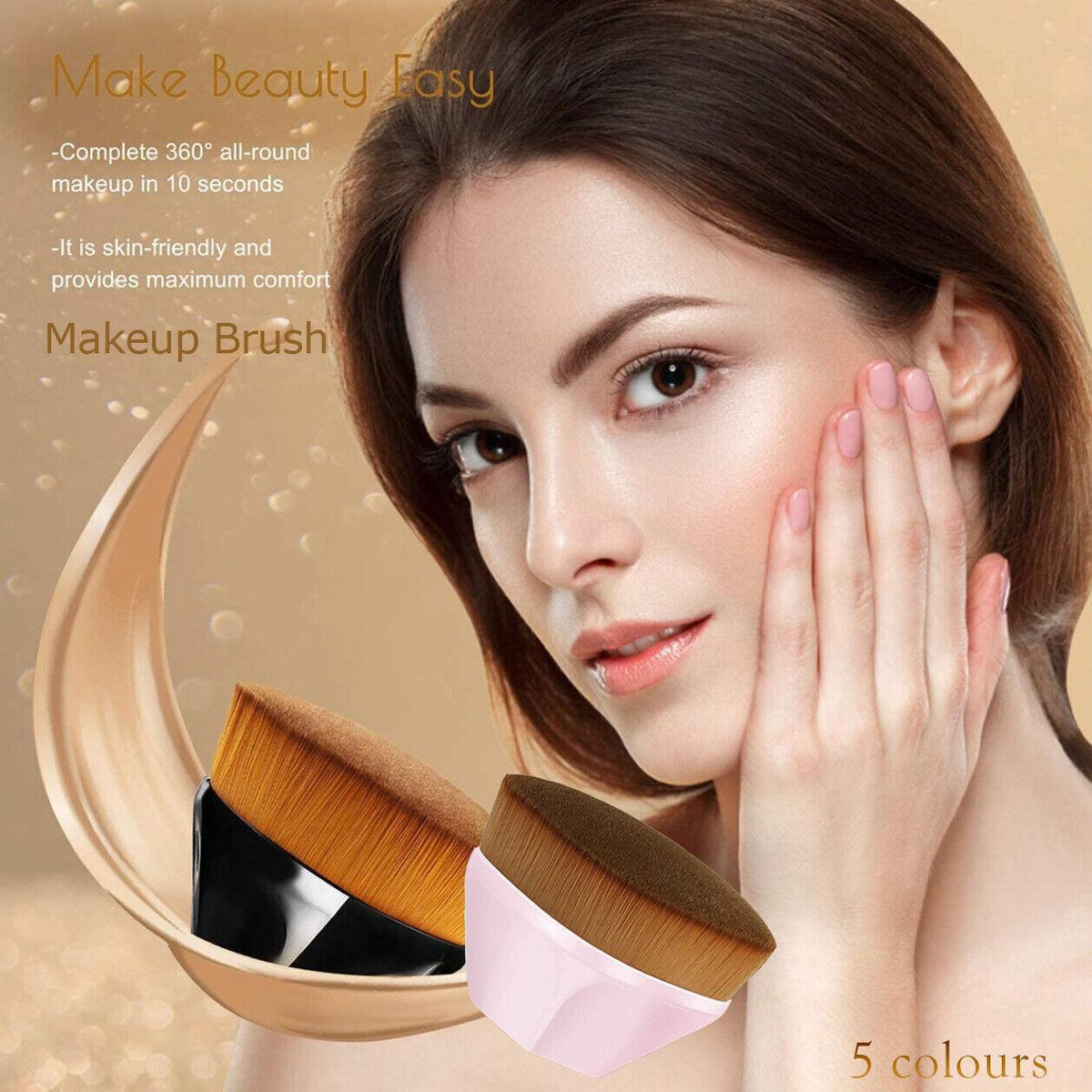 Foundation Blending Brush | High-Density BB CC Cream & Powder