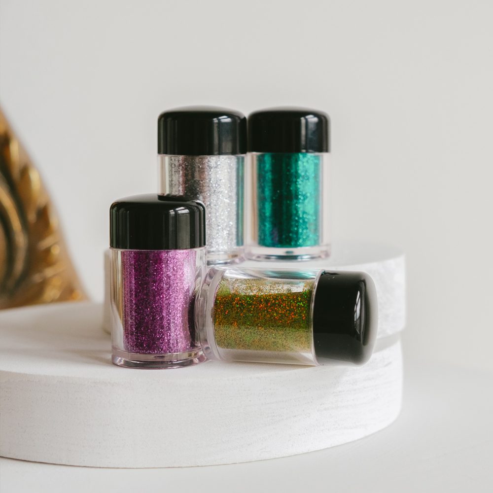 aqua blue glitter eyeshadow dust - aquamarine GLT03 cruelty free