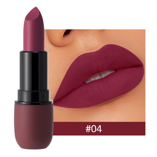 matte waterproof lipstick velvet finish -red shade