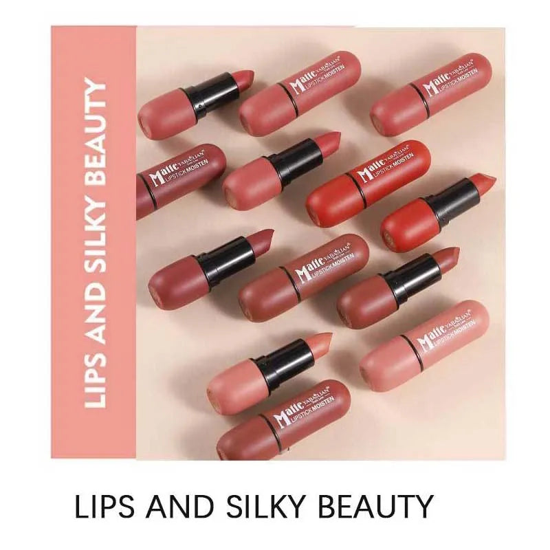 matte waterproof lipstick velvet finish - berry shade