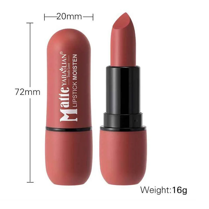 matte waterproof lipstick velvet finish - berry shade