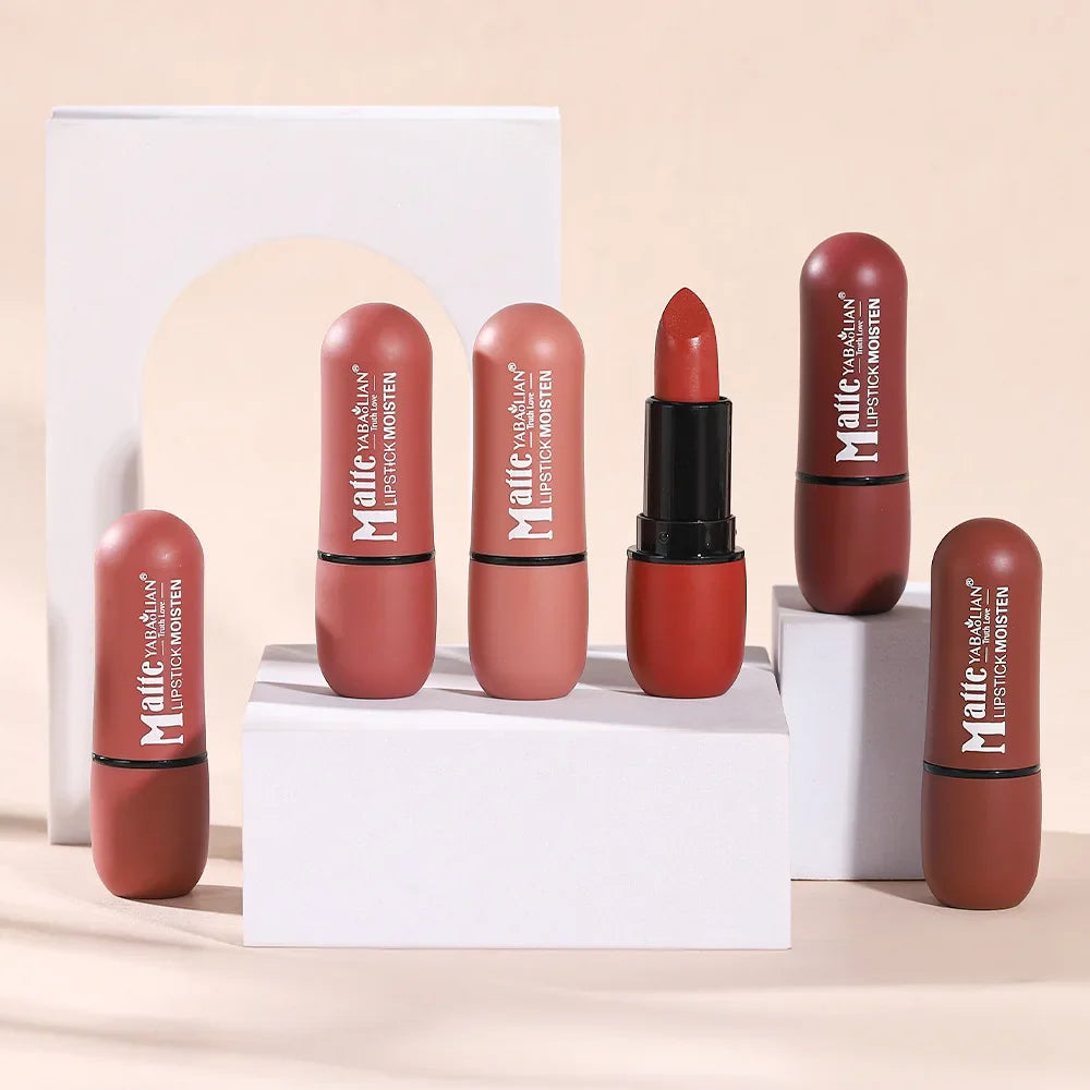 matte waterproof lipstick velvet finish - berry shade