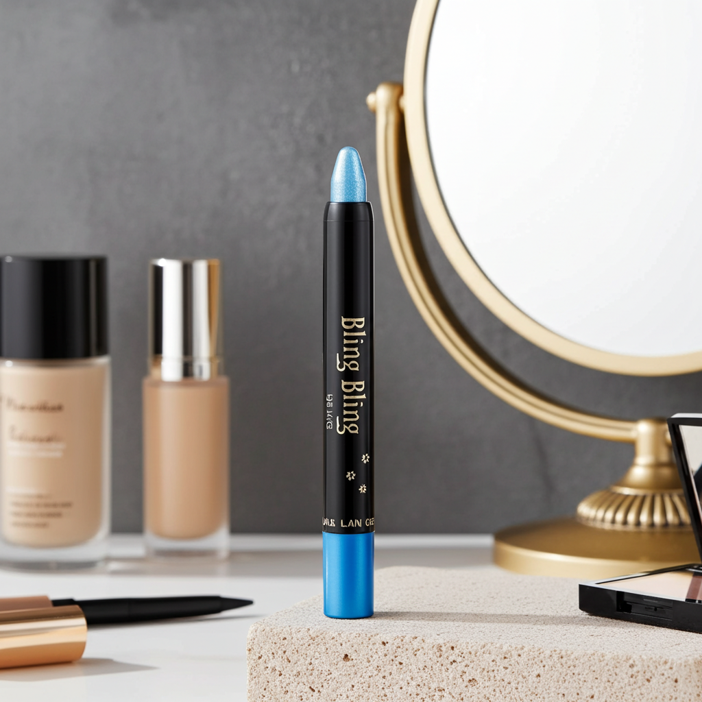 Pearlescent silkworm eyeshadow pen waterproof shimmer shade seconde