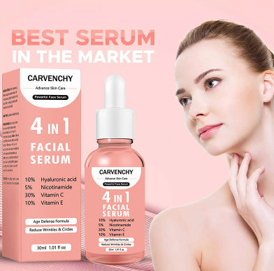 Advanced skin care 4-in-1 facial serum lightweight texture