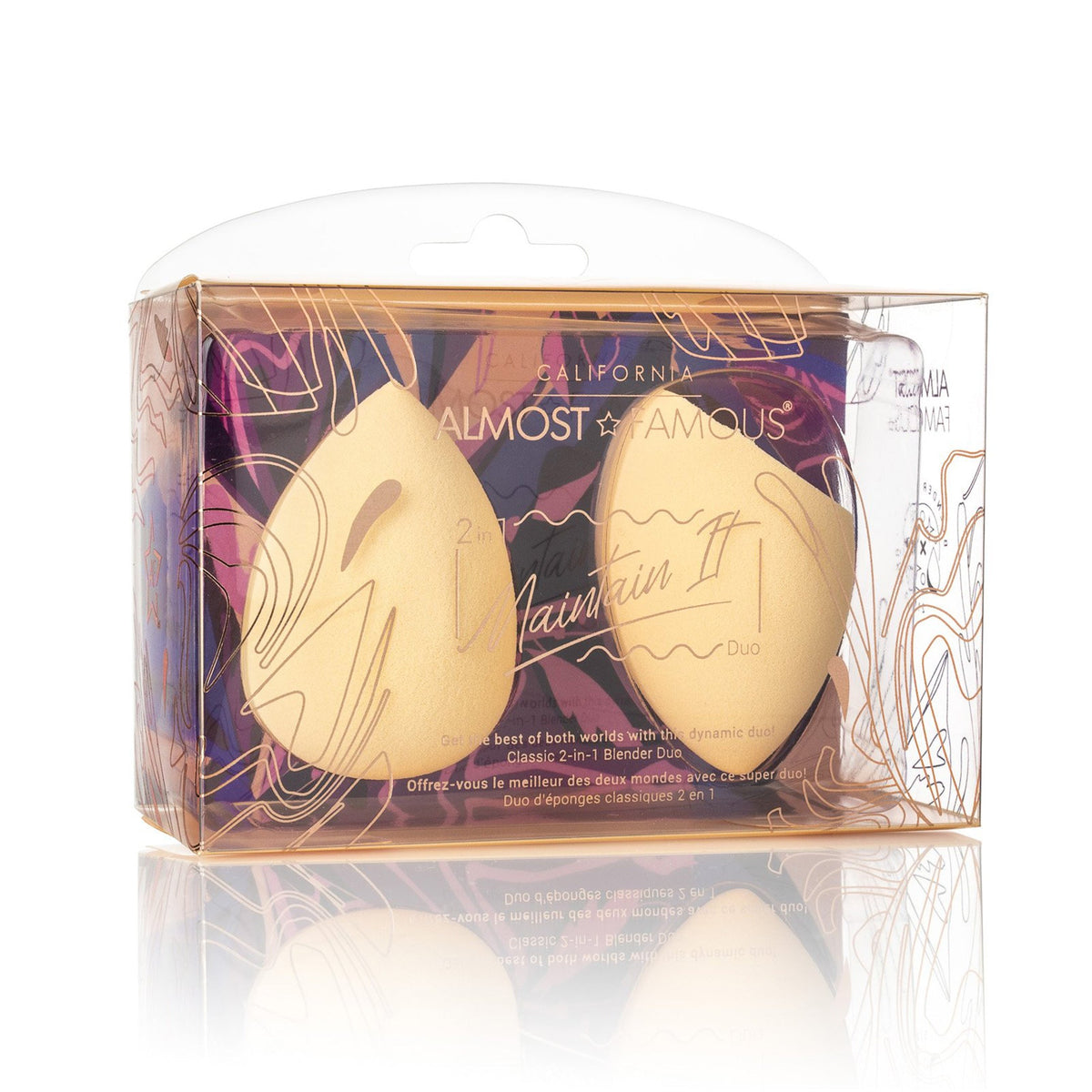 Makeup Blender Sponge Set | 2-Pack Nude | Maintain It