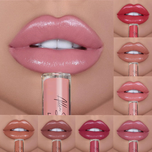 Creamy lip glaze silky texture lip gloss lipstick shade 1