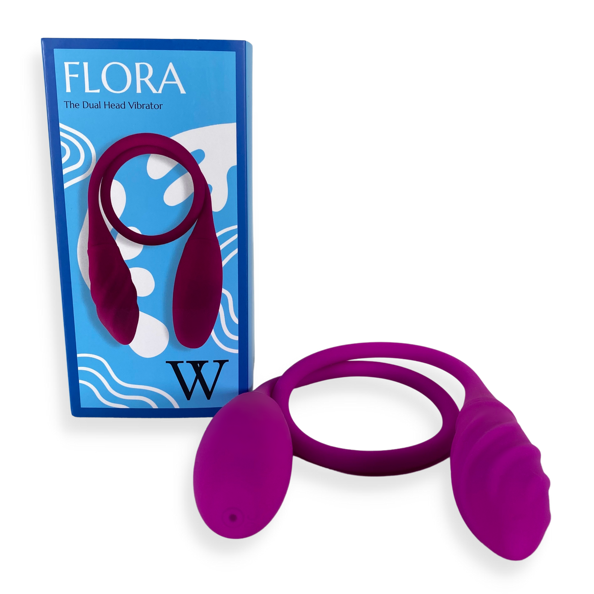 Flora anal vaginal vibrator sleeve - waterproof intimate toy