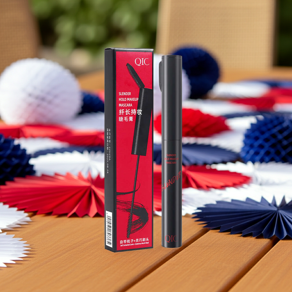 Waterproof lengthening mascara volumising lifestyle shot Evo Beauty