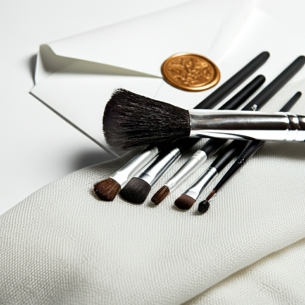 Professional Makeup Brush Set | 4-Piece Complete Collection