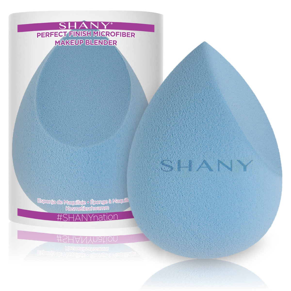 SHANY Perfect Finish Makeup Blender Sponge - Full Size Latex-Free Beauty Sponge Microfiber For Foundation, Beauty Details, and Blending - Pink - SHOP PINK - APPLICATORS - ITEM# SH-BLENDER-A-PK