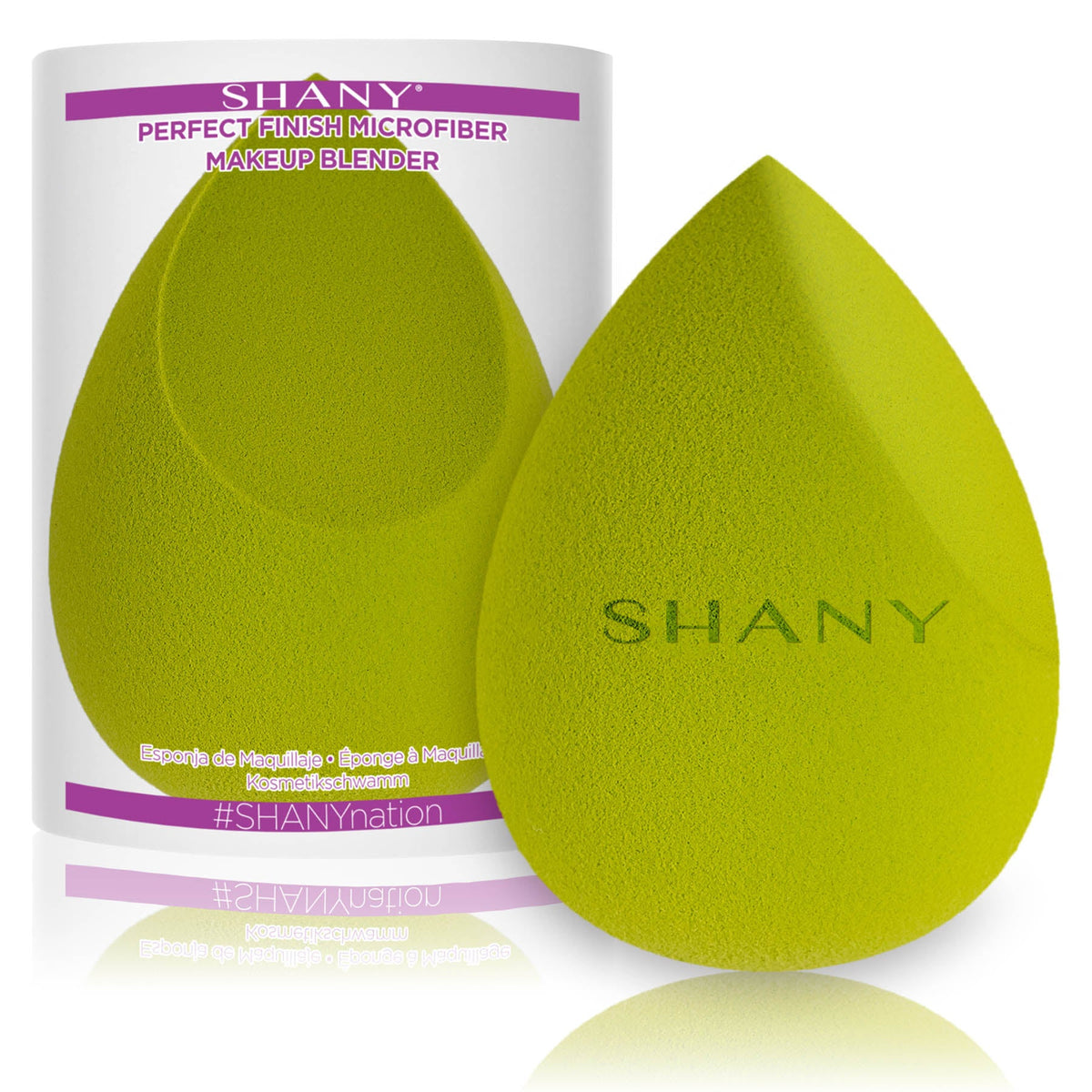 SHANY Perfect Finish Makeup Blender Sponge - Full Size Latex-Free Beauty Sponge Microfiber For Foundation, Beauty Details, and Blending - Pink - SHOP PINK - APPLICATORS - ITEM# SH-BLENDER-A-PK