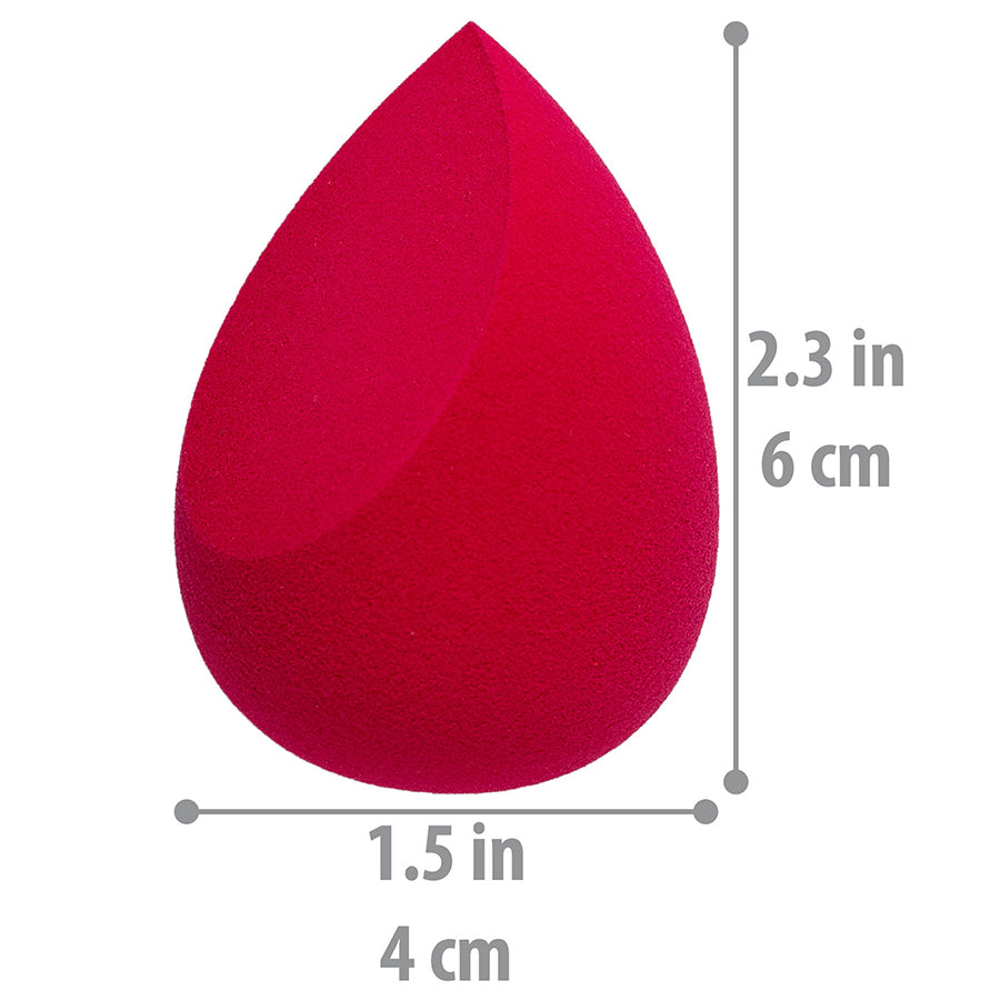 SHANY Perfect Finish Makeup Blender Sponge - Full Size Latex-Free Beauty Sponge Microfiber For Foundation, Beauty Details, and Blending - Pink - SHOP PINK - APPLICATORS - ITEM# SH-BLENDER-A-PK