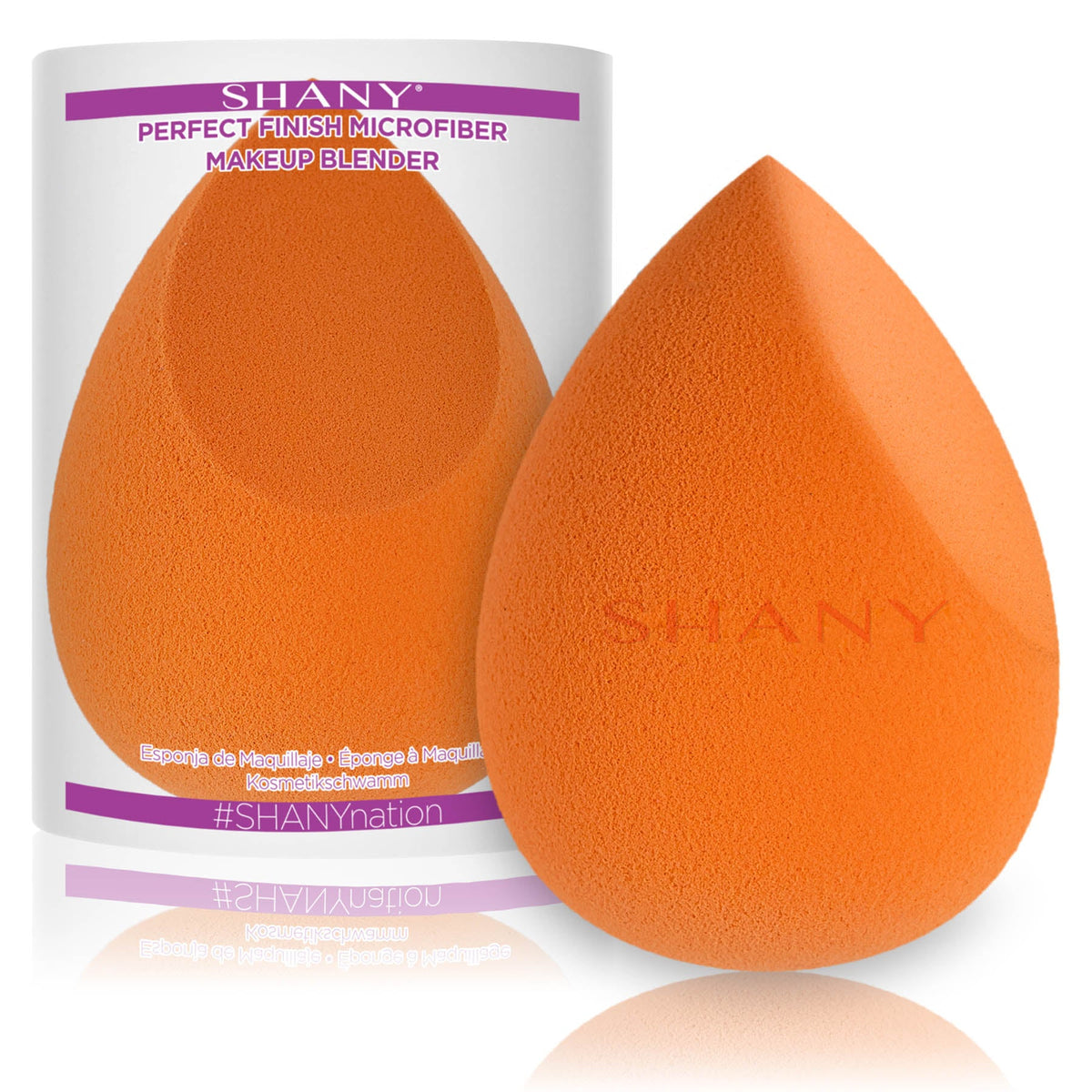 SHANY Perfect Finish Makeup Blender Sponge - Full Size Latex-Free Beauty Sponge Microfiber For Foundation, Beauty Details, and Blending - Pink - SHOP PINK - APPLICATORS - ITEM# SH-BLENDER-A-PK