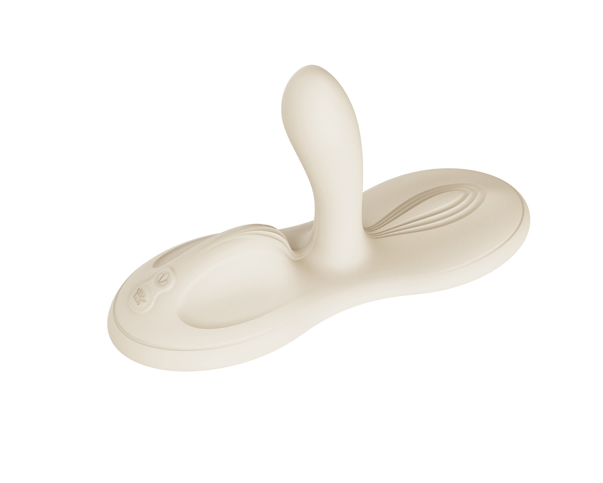 app controlled clit g-spot vibrator ZALO Flora with innovative dual stimulation design.
